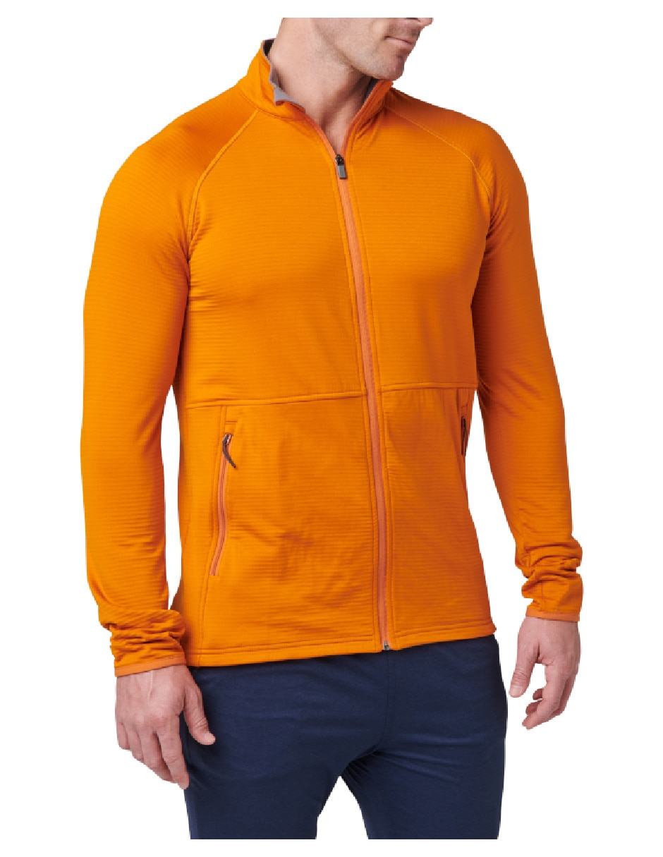 Sudadera casual Stratos Full Zip Sunset bolsa con cierre para hombre